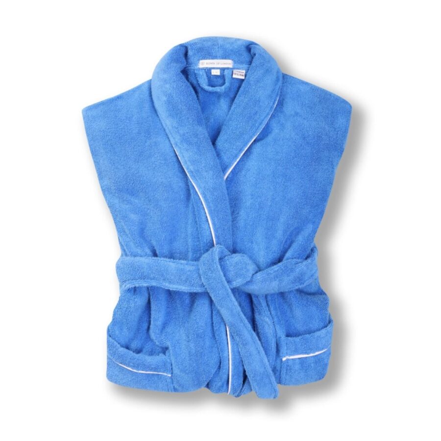 Veleny Women’s Towelling Dressing Gown – Soft Cotton Bathrobe - Image 4