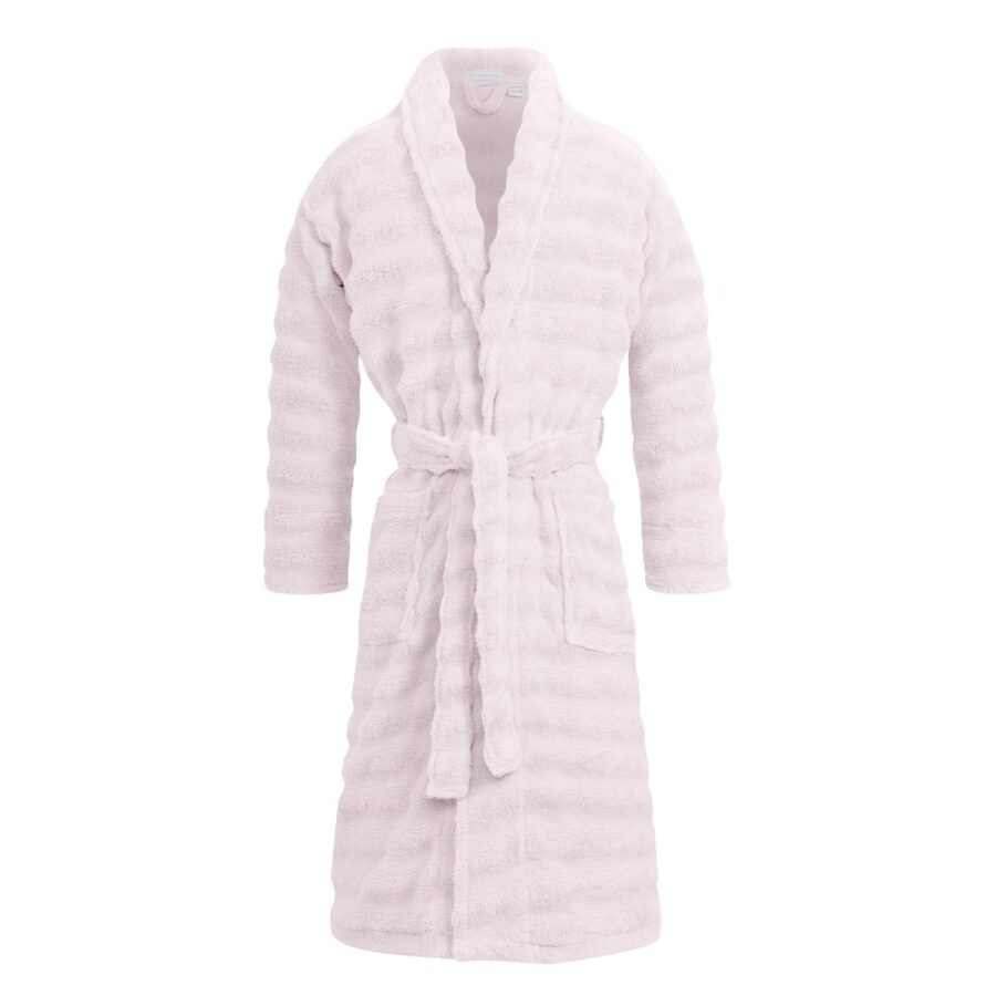 Veleny Women’s Towelling Dressing Gown – Soft Cotton Robe in Oceania Blue