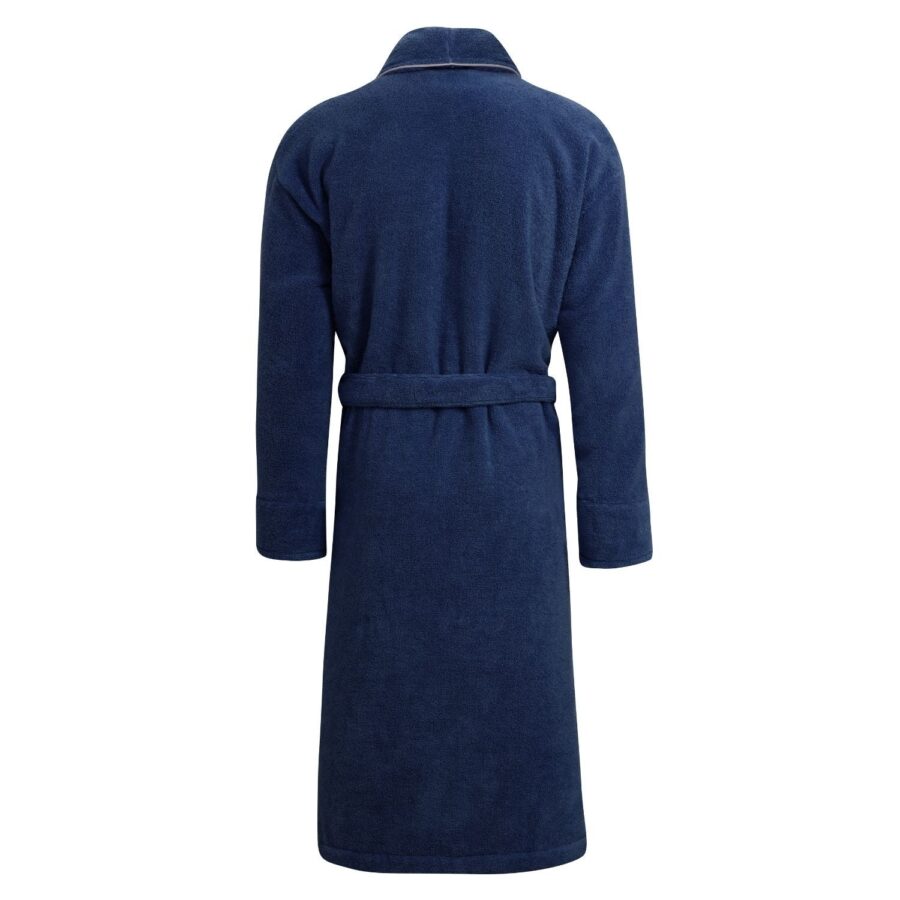 Veleny Women’s Towelling Bathrobe – Soft Cotton Dressing Gown in White - Image 3