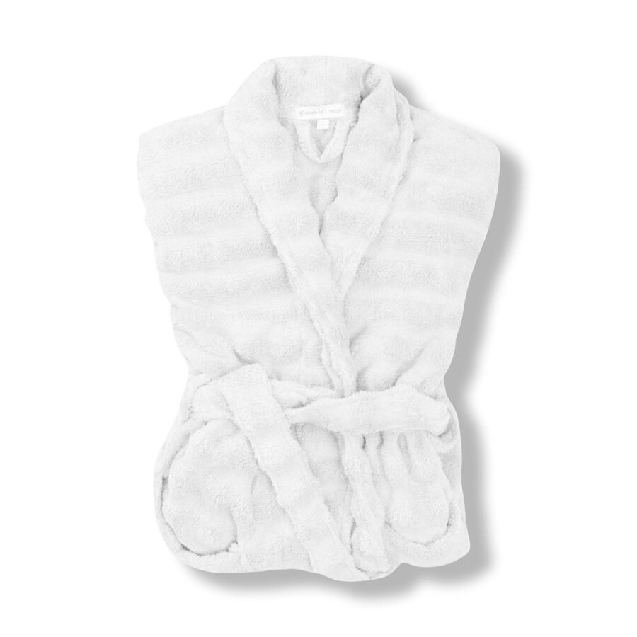 Veleny Women’s Towelling Dressing Gown – Soft Cotton Bathrobe in Seaspray Green - Image 5